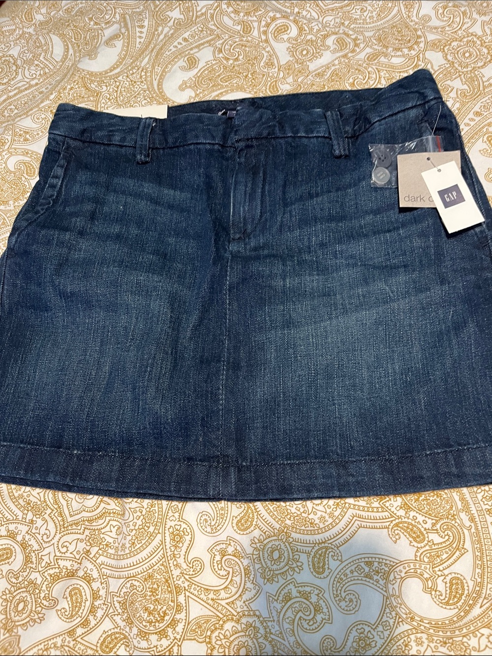 GAP Dark Blue Denim Mini Skirt